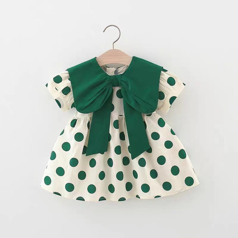 Girl Summer Dress with Beach Hat