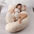U-shaped pregnant woman pillow for supporting the waist and allowing side sleeping