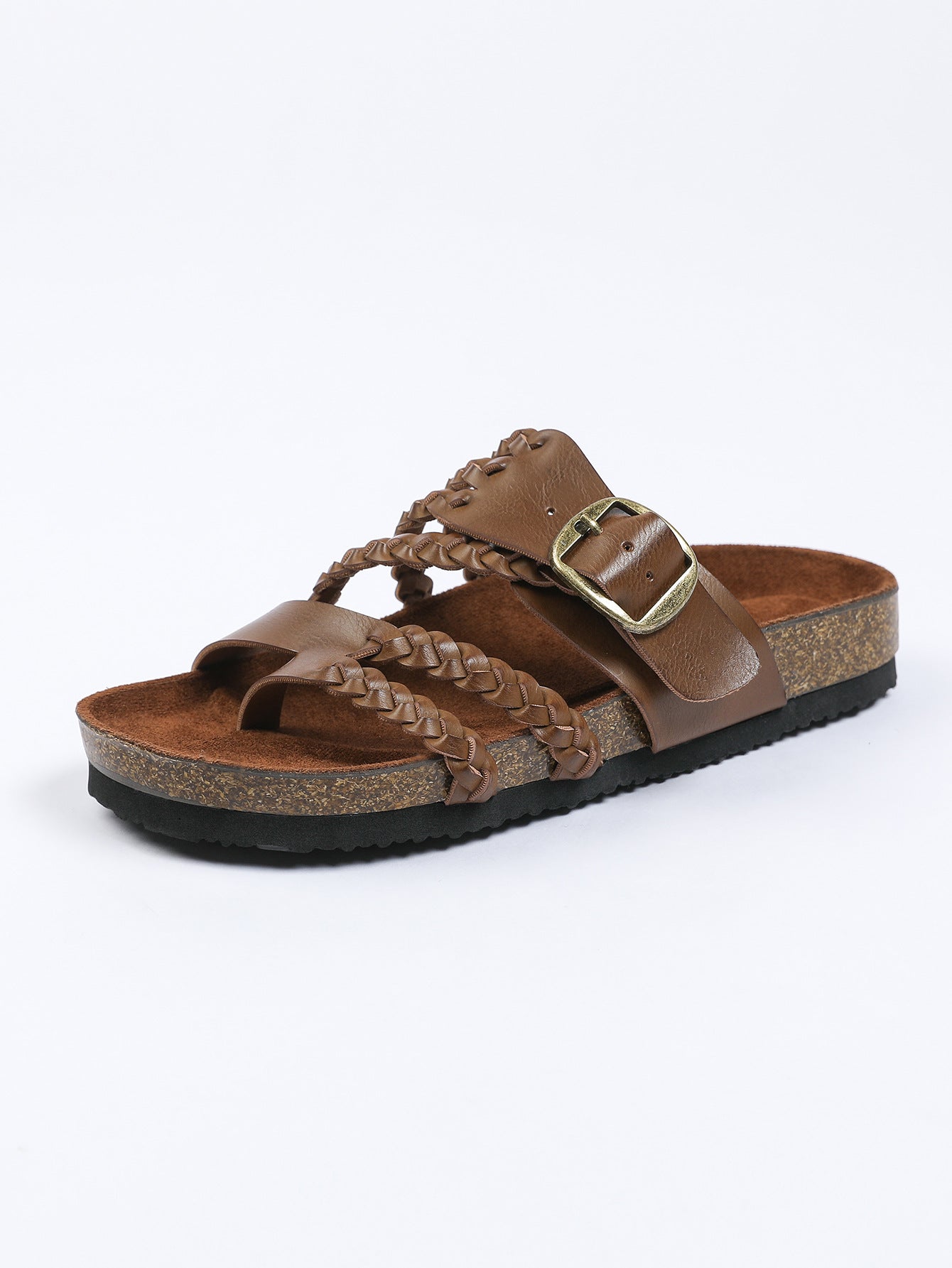 Woven Sandals with Suede Insoles