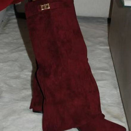 Pointed Toe High Shaft Boots