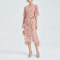 Pink Silk Dress