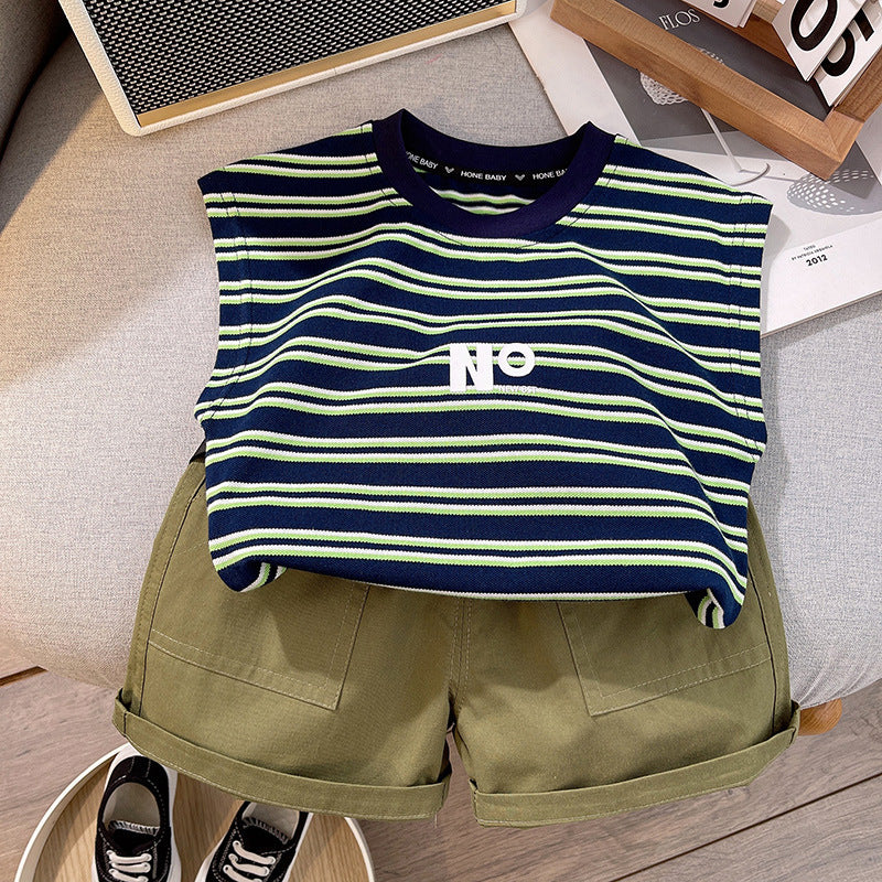 Green Boys' Summer Set