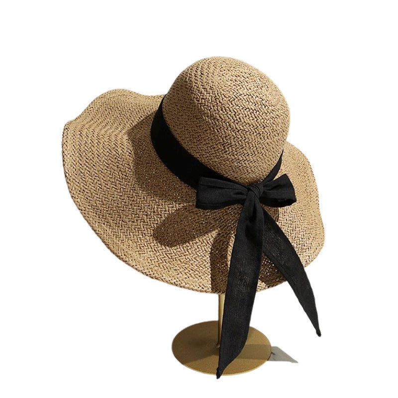 Lafite straw hat for women's summer sun protection