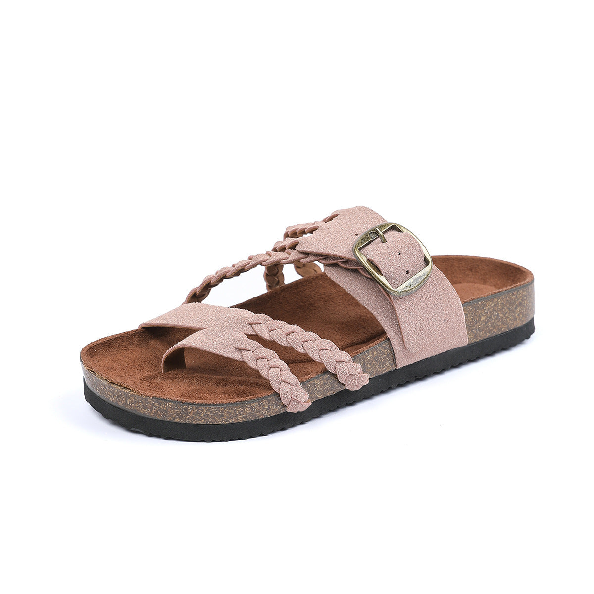 Woven Sandals with Suede Insoles