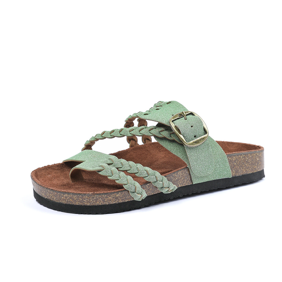 Woven Sandals with Suede Insoles