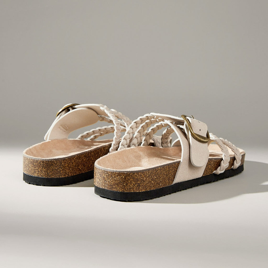 Woven Sandals with Suede Insoles